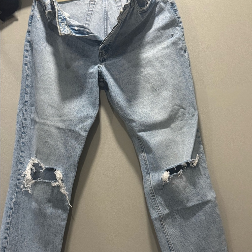 Abercrombie & Fitch High Rise Light Blue Jeans